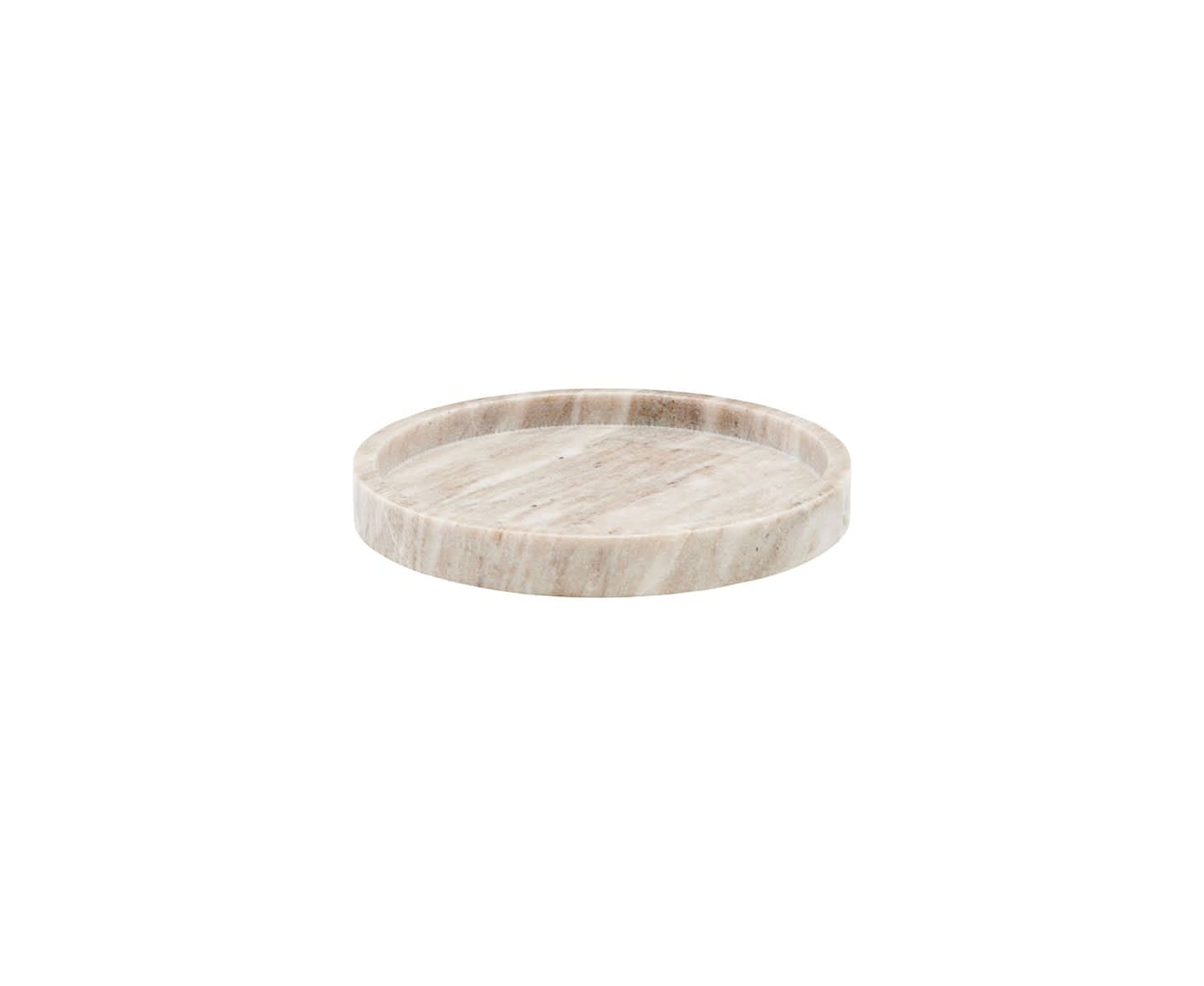 Meraki Marble Bricka Beige Ø25