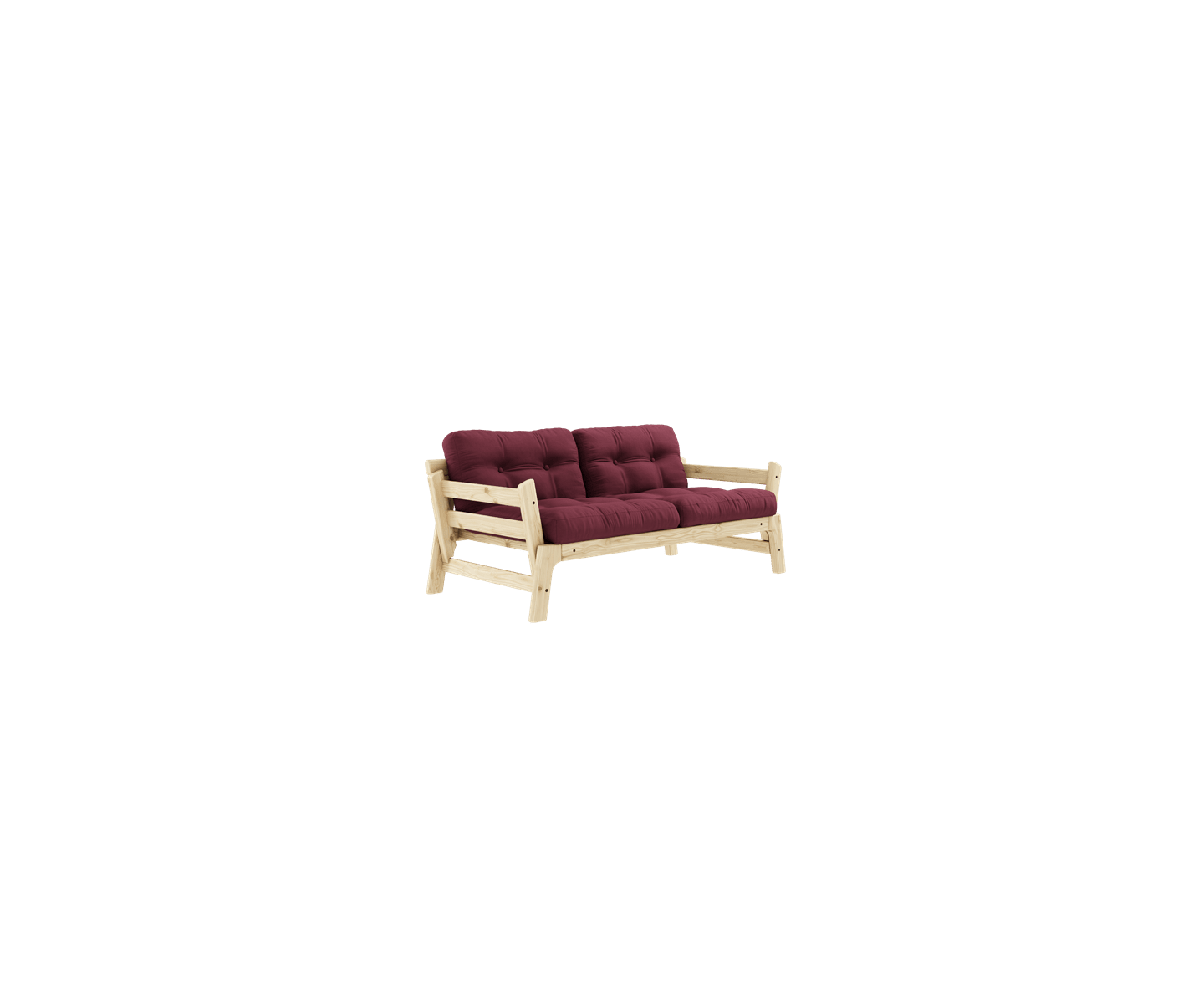 Karup Design Step Sovesofa Natur/Bordeaux 200 cm