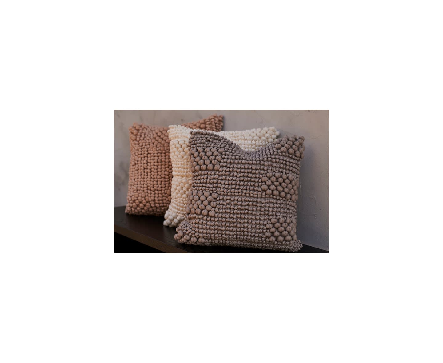 Nordic Home Yago Pyntepute Blush 50x50cm