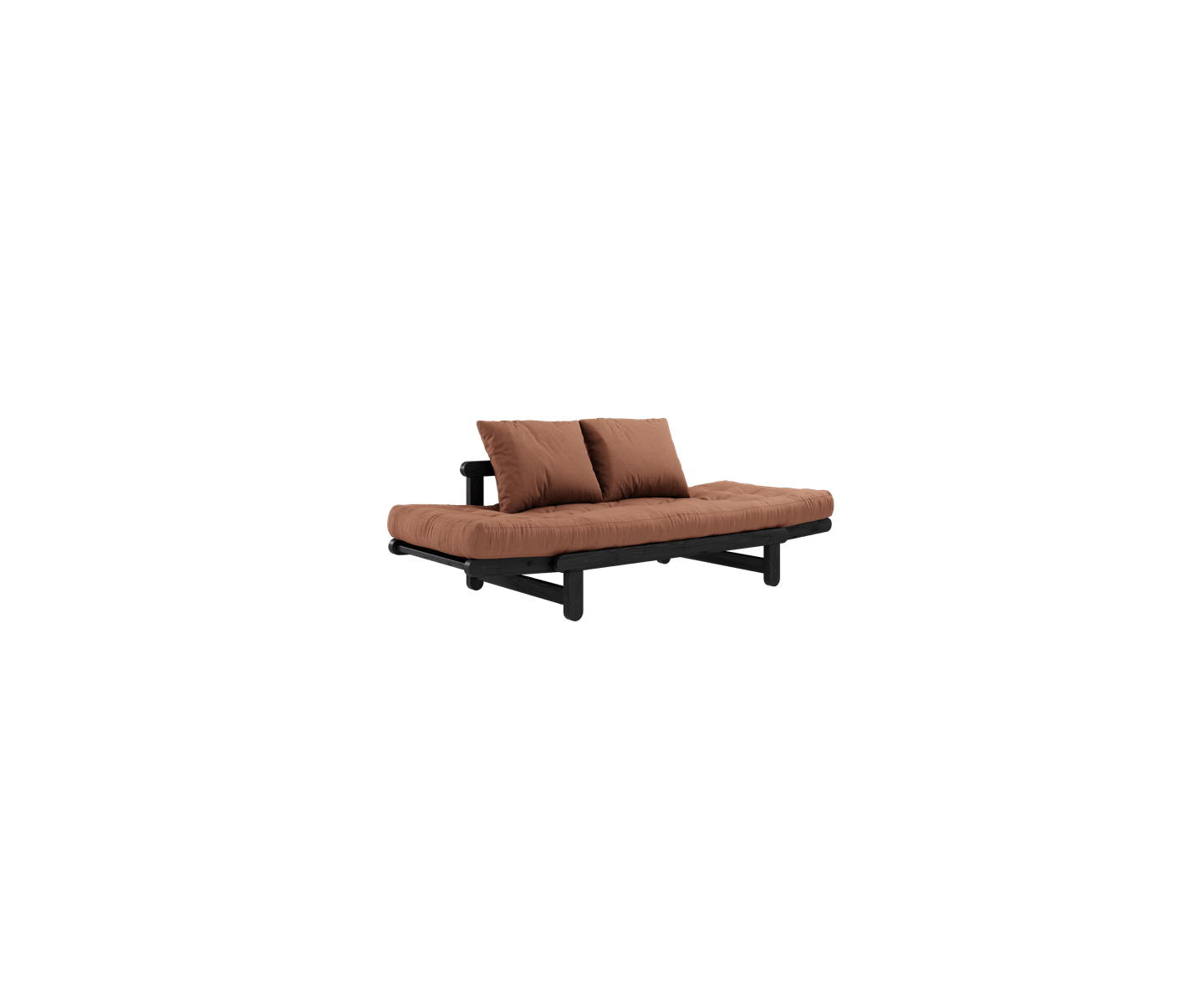 Karup Design Beat Sovesofa Svart/Clay Brown 200cm