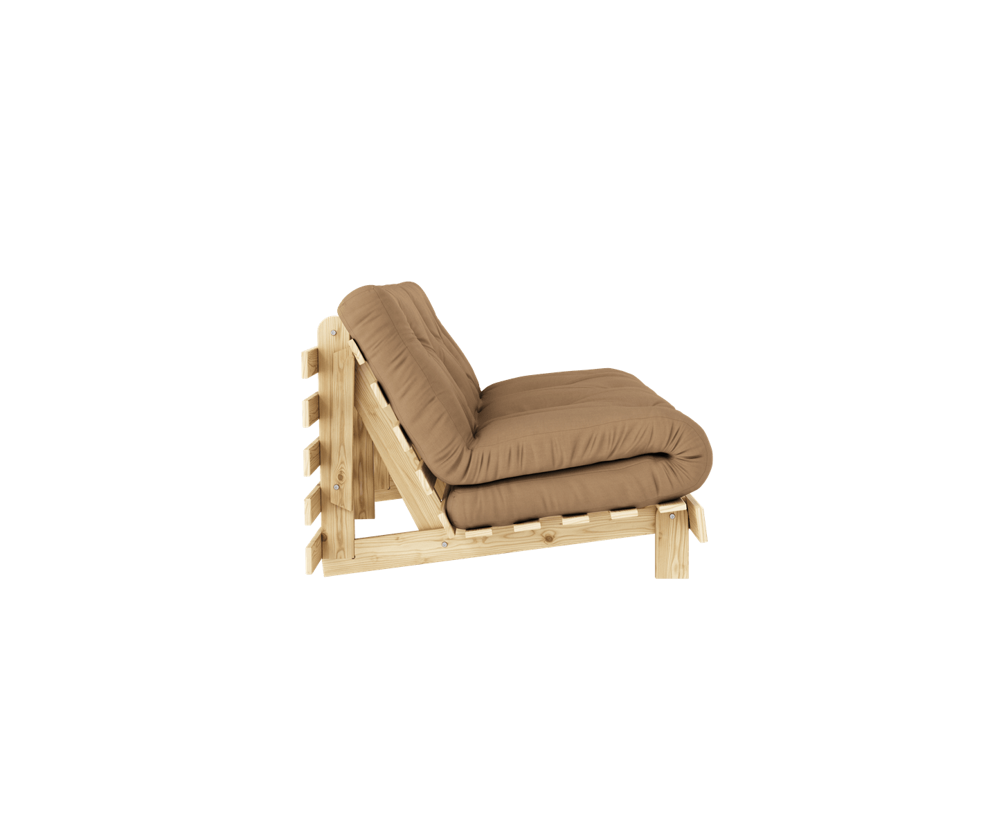 Karup Design Roots Bäddsoffa Natur/Mocca 160cm