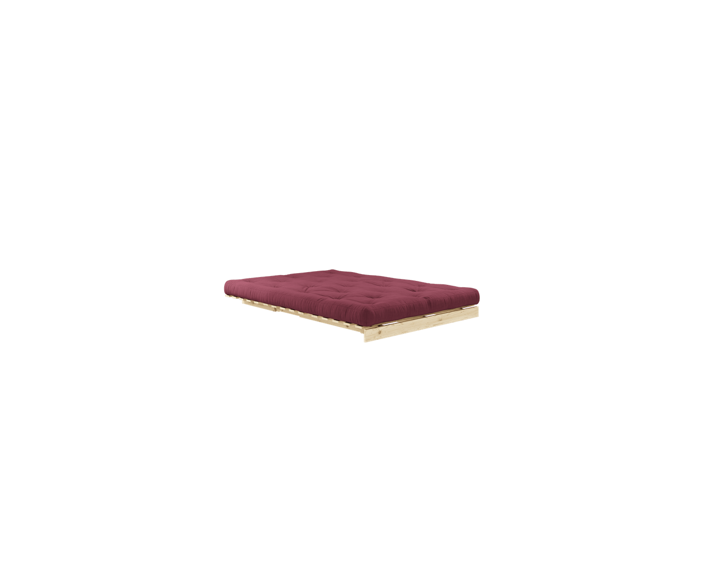 Karup Design Roots Bäddsoffa Natur/Bordeaux 140cm