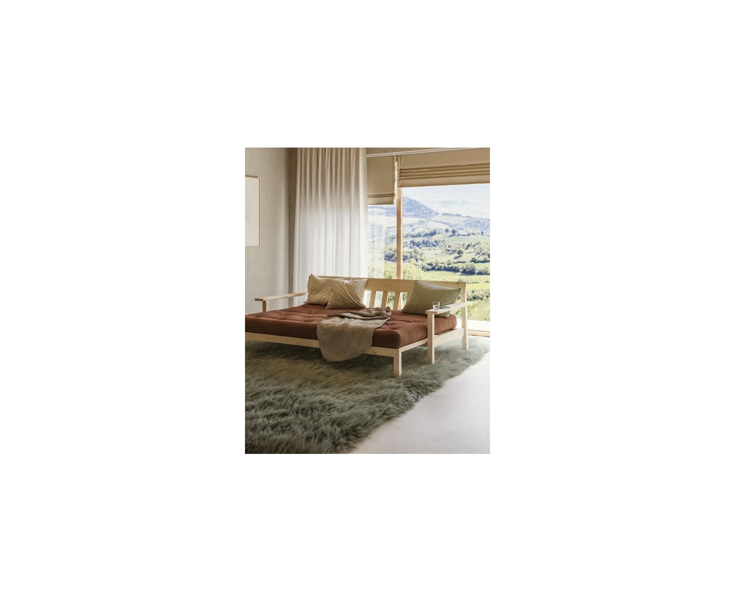 Karup Design Unwind Sovesofa Natur/Natural 218cm