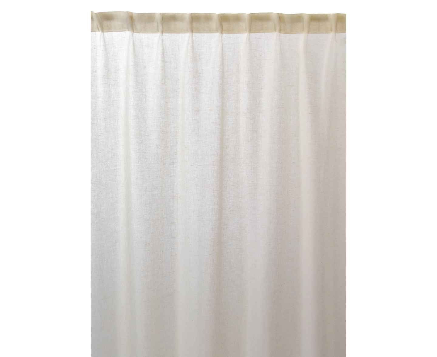 Linum Intermezzo Gardinlängd Linne Creamy Beige 290cm 2-pack