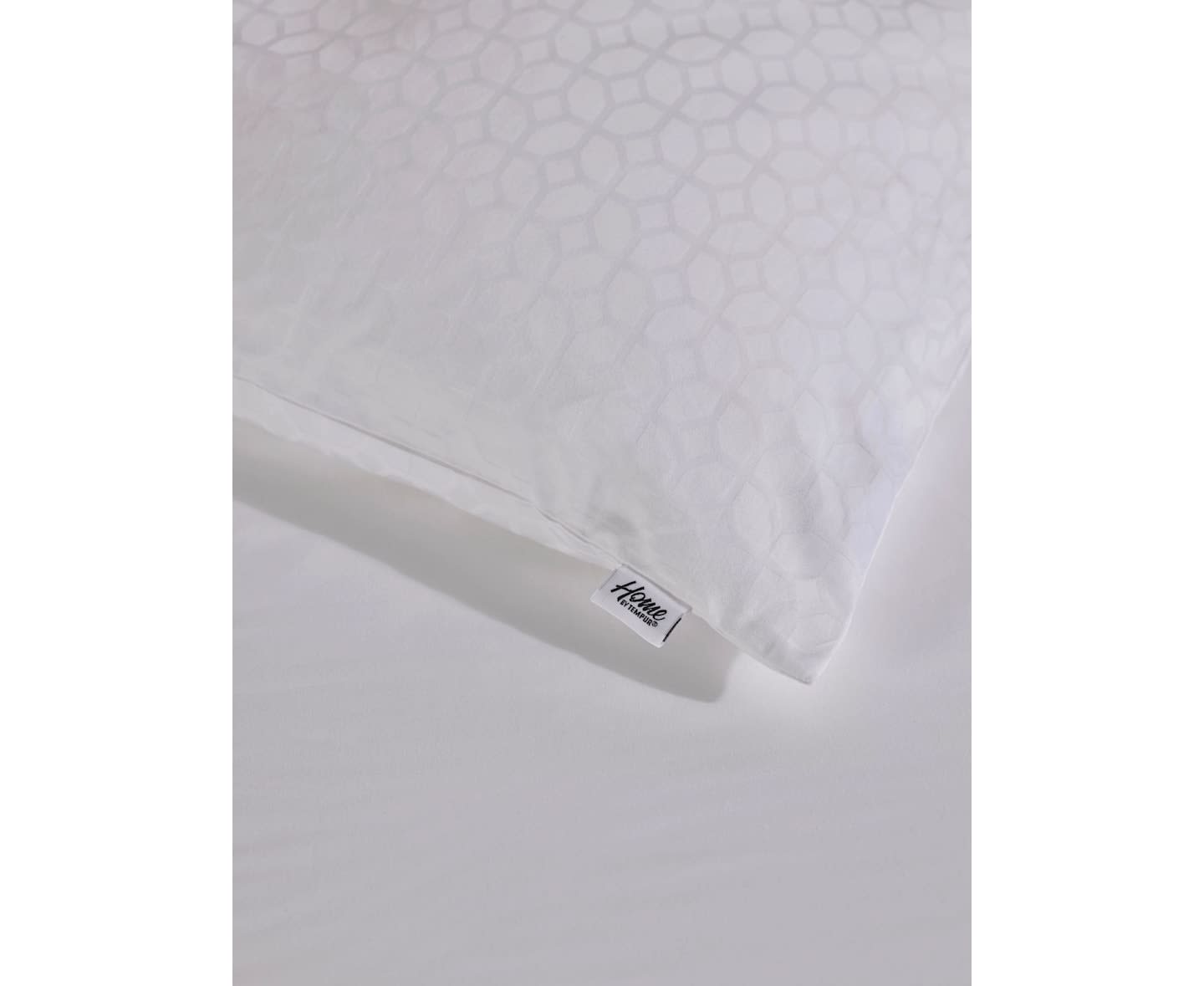 Tempur Satin Luxe Jacquard Dynetrekk Hvit 225x220