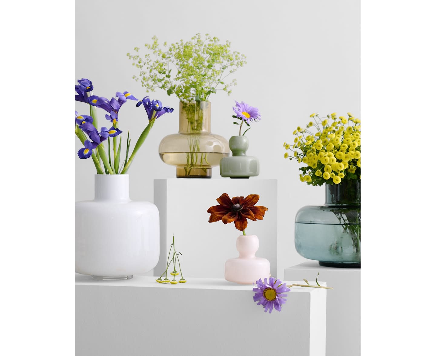 Marimekko Blomstervase Lysrosa 10cm