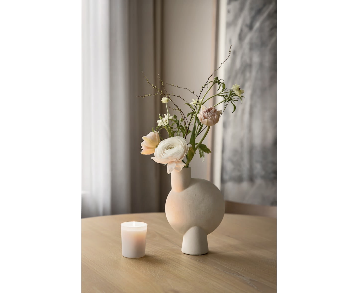 101 Copenhagen Sphere Merido Vase Bone White