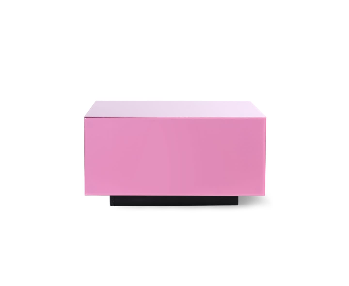 HKliving Block Spiegelkonsole Pink 60cm