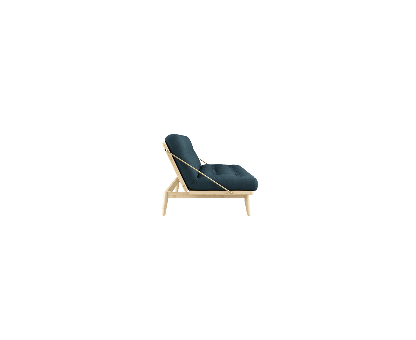 Karup Design Folk Bäddsoffa Natur/Petrol Blue 190cm