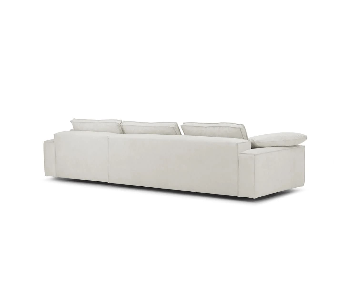 Sleepo Louie Divansofa Links Greige 348cm