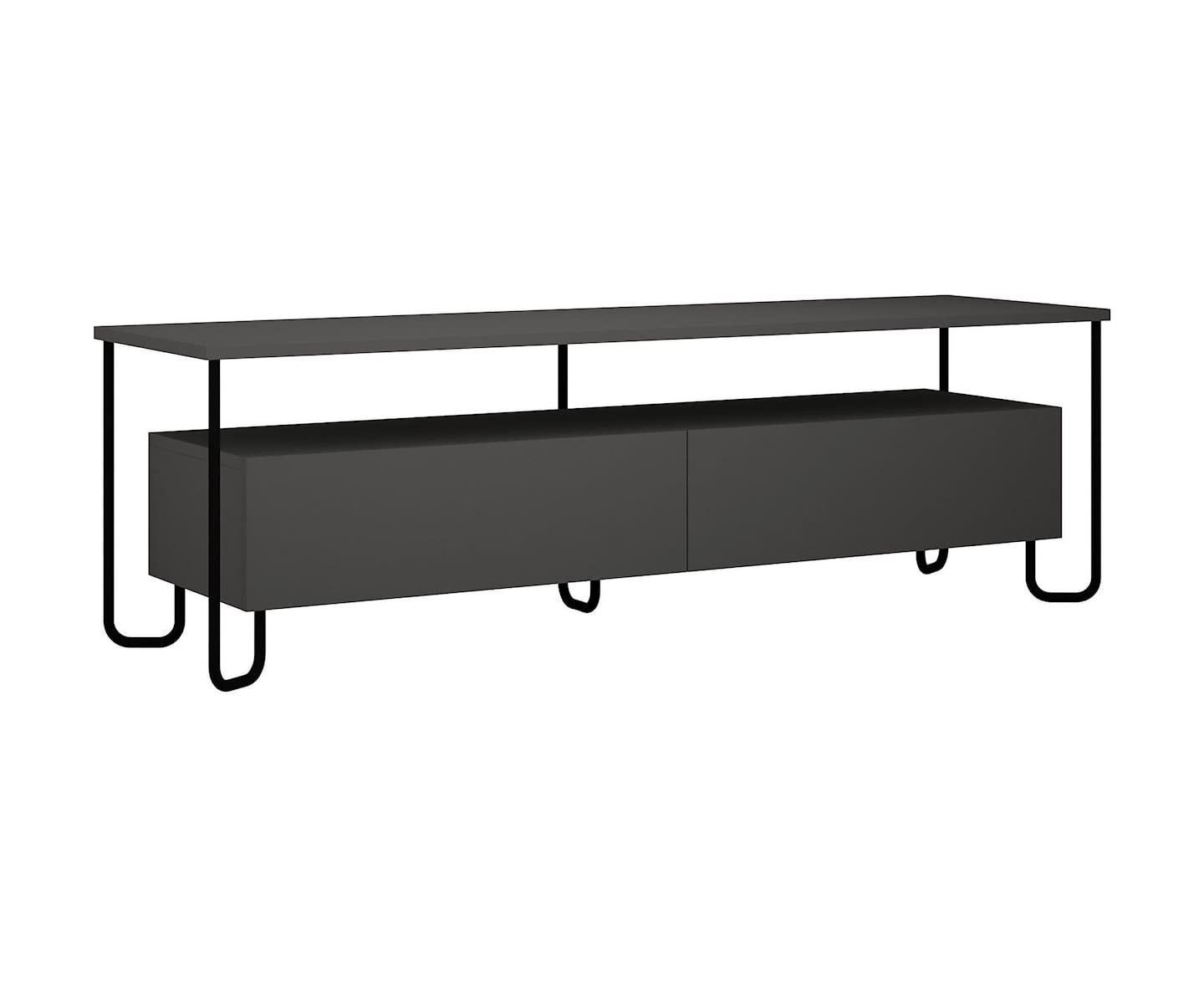 Nordic Home Dylan TV-benk Antrasitt 150 cm