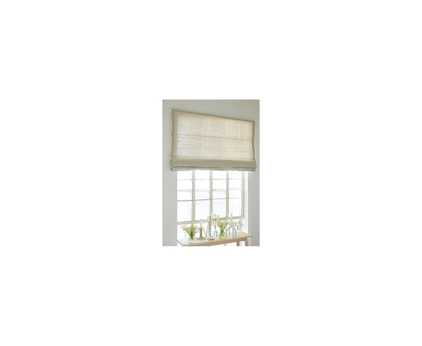 Himla Miramar Liftgardin Lin Oatmeal 80cm