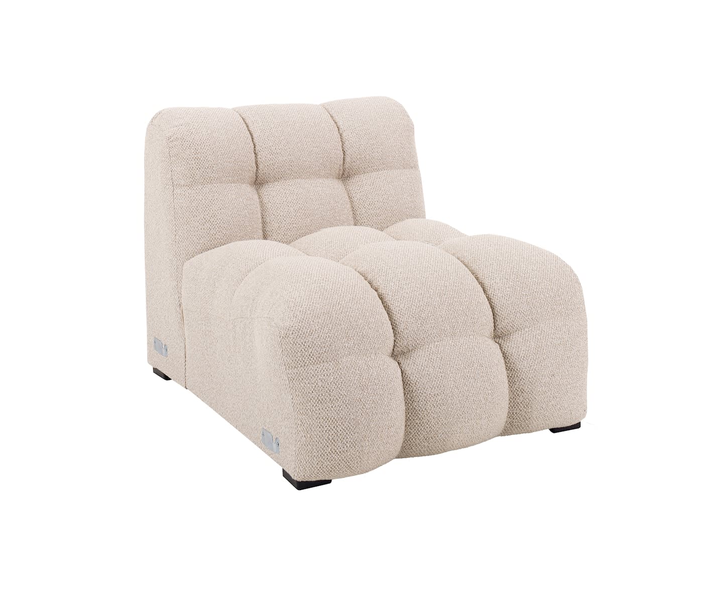 Sleepo Billie 1-Sitzer Sofa Modul Beige Bouclé 73cm