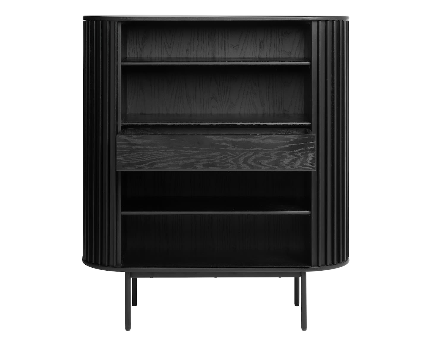 Sleepo Freja Skap Black Oak 125cm