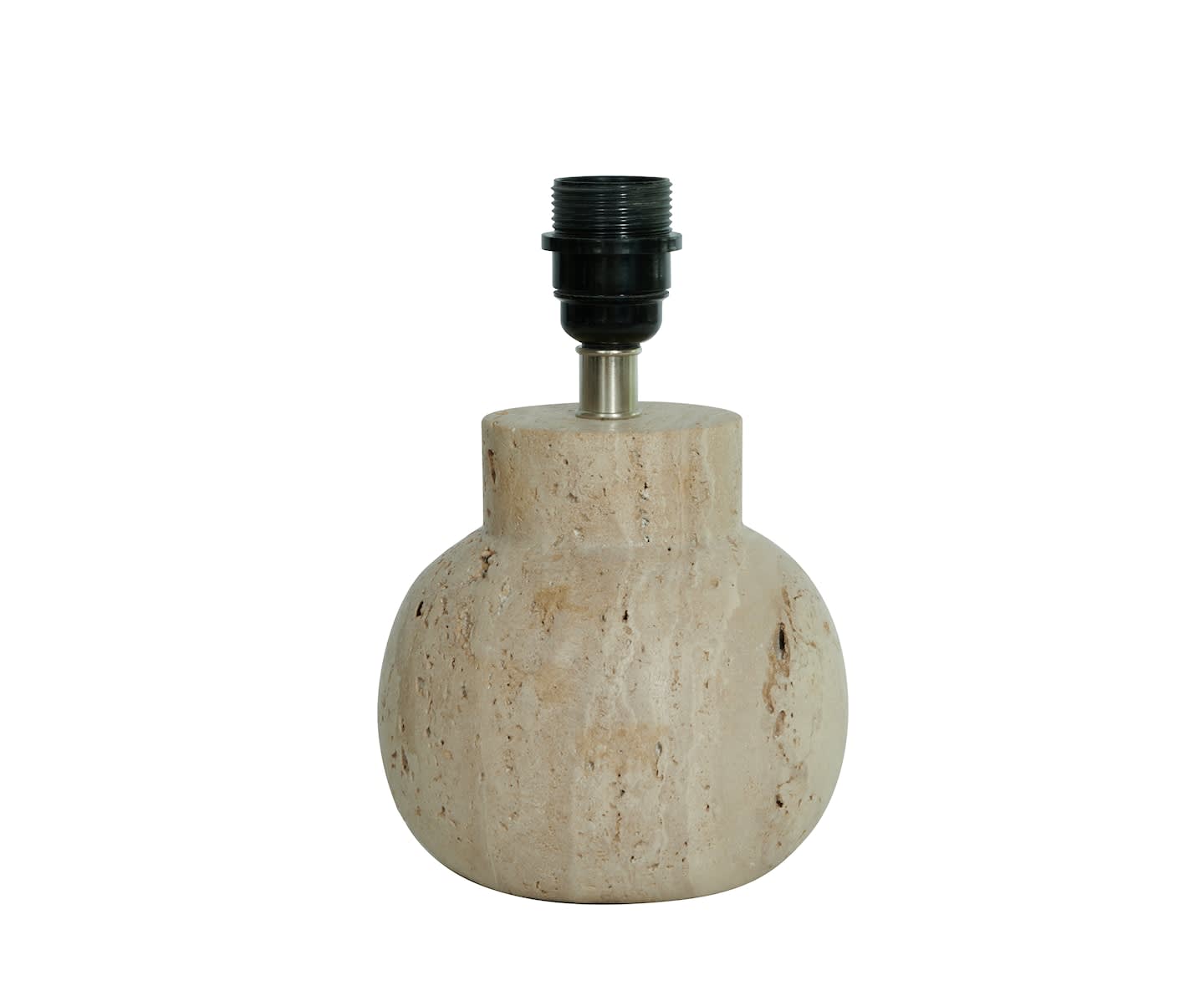 Watt &amp; Veke Pella Lampfot Travertine 23cm