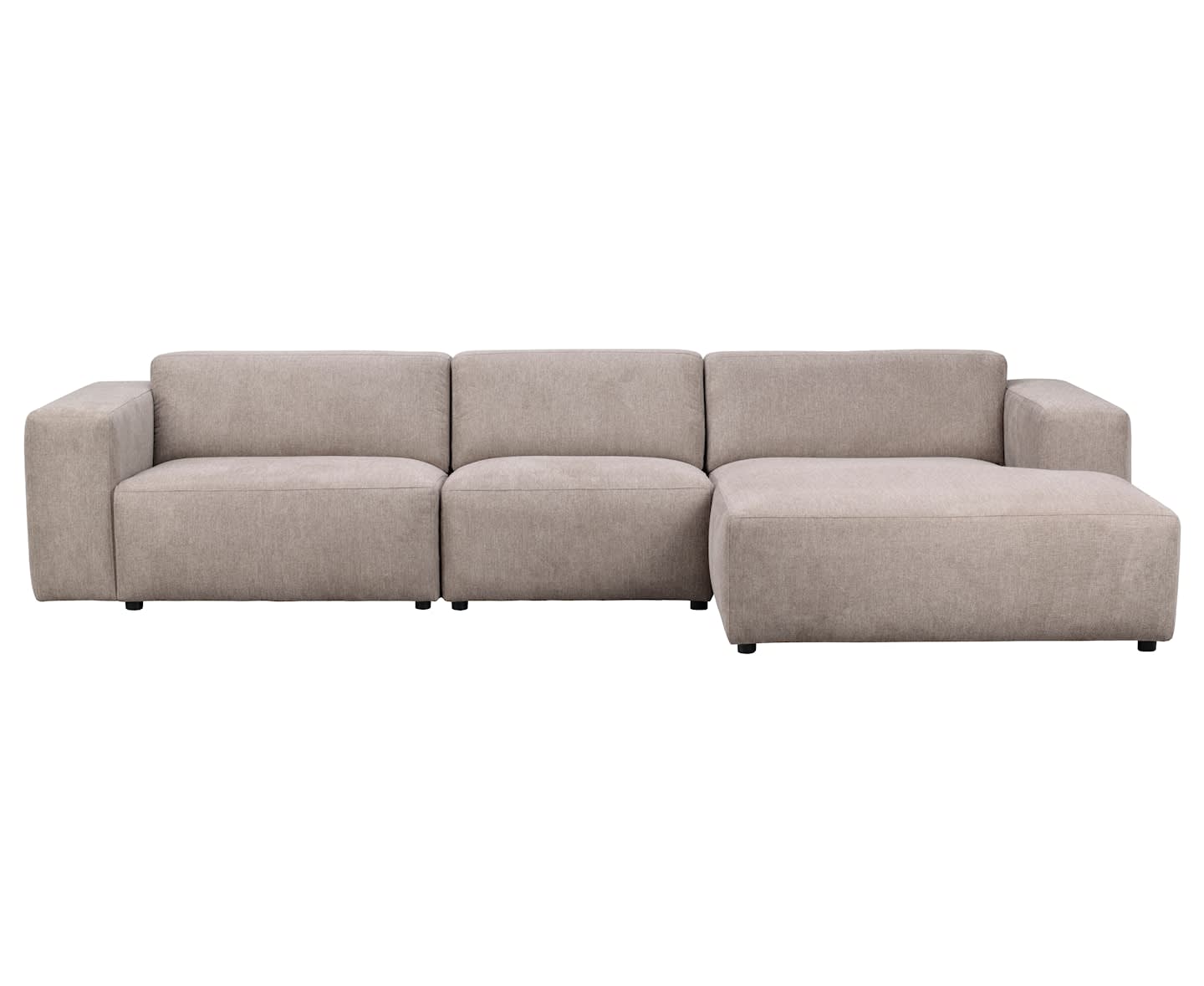 Rowico Home Willard 4-Sitzer Sofa mit Recamiere rechts, Beige