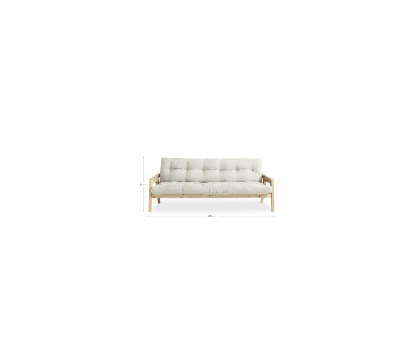 Karup Design Grab Sovesofa Natur/Wheat Beige 204cm