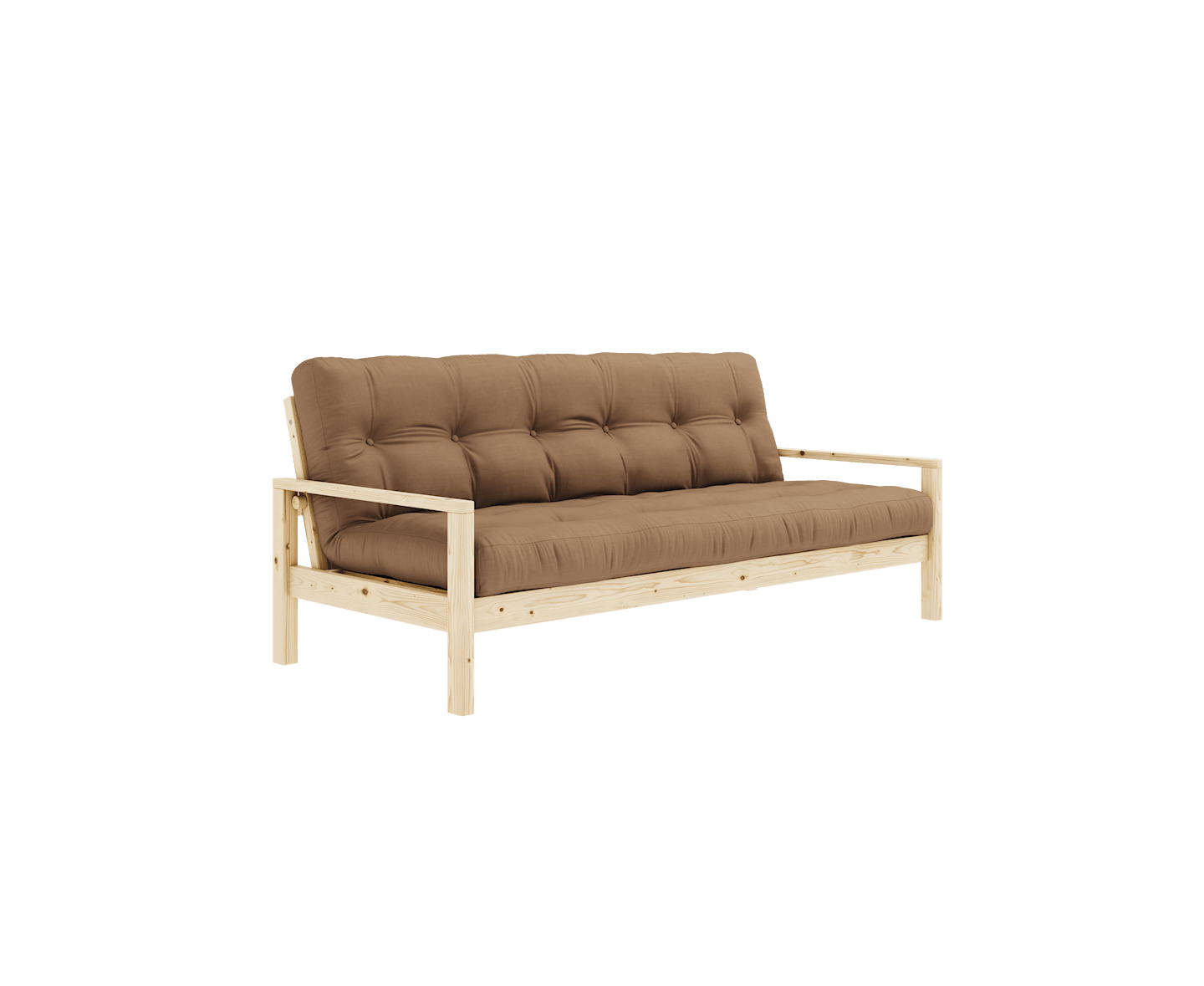 Karup Design Knob Bäddsoffa Natur/Mocca 130cm