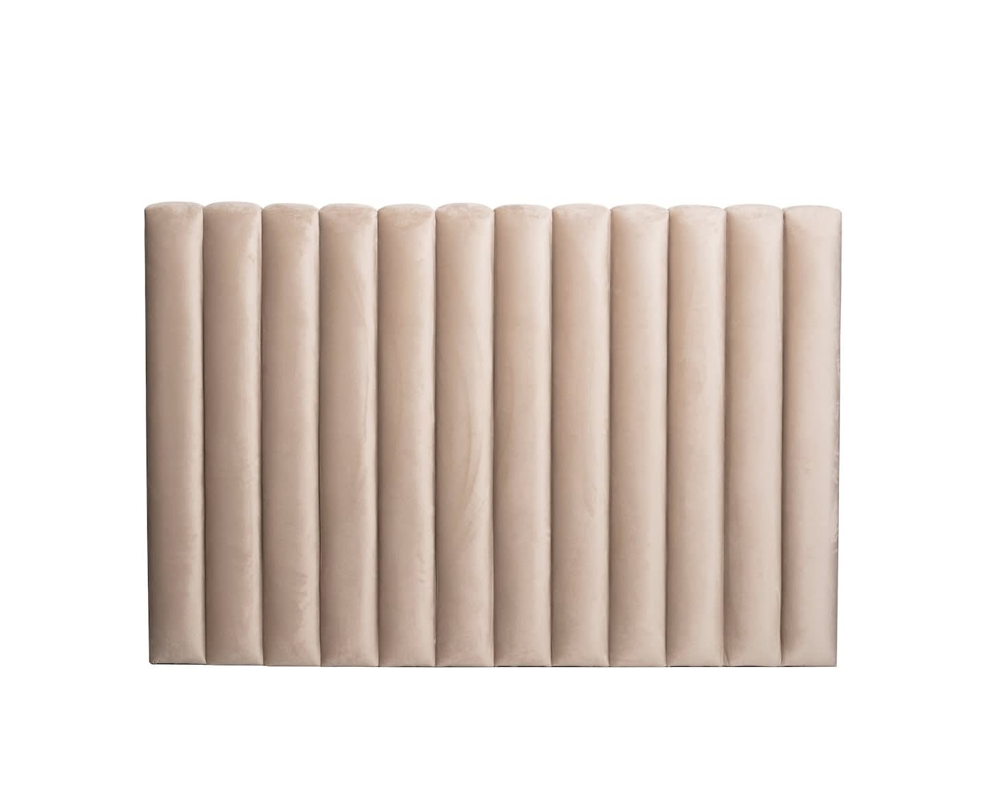 Sleepo Stella Kopfteil Samt Beige 160cm