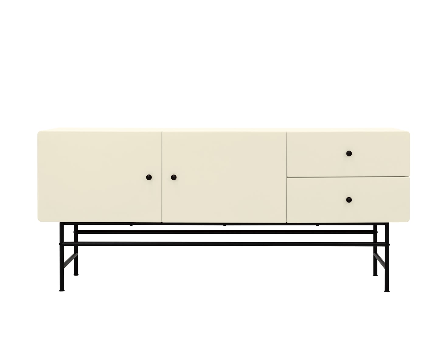 Tenzo Cocktail Sideboard Cream White 158cm