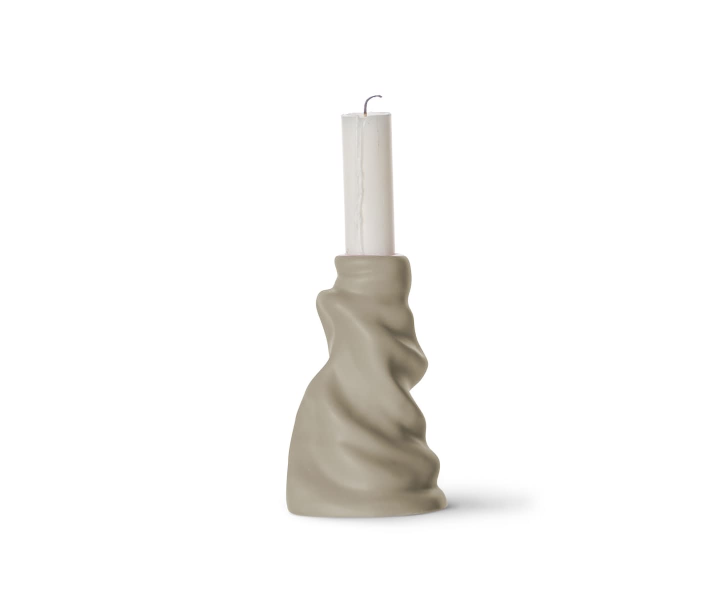 Byon Soft Ice Cream Ljusstake Beige Medium