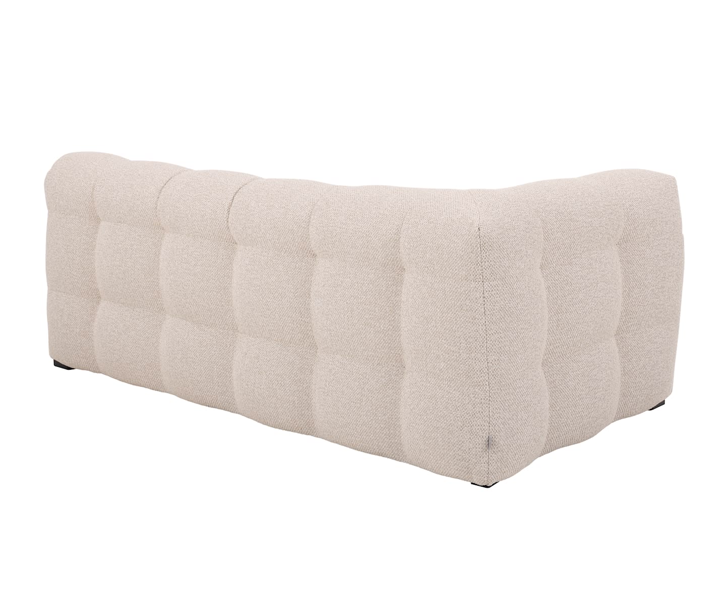 Sleepo Billie 2-Sitzer Sofa Modul Links Armlehne Beige Bouclé 174cm