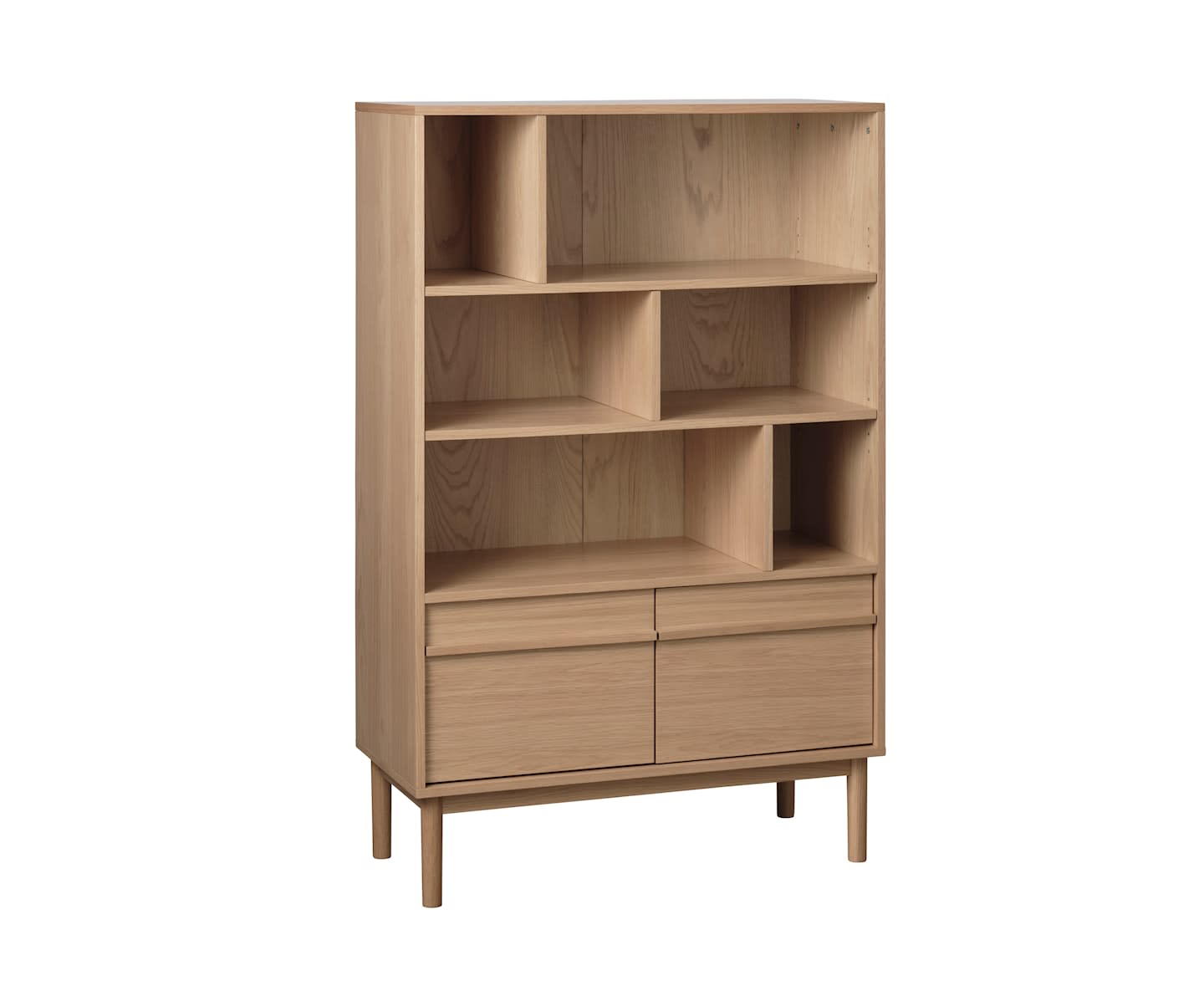 Sleepo Andrea Bücherregal Natural Oak 140cm