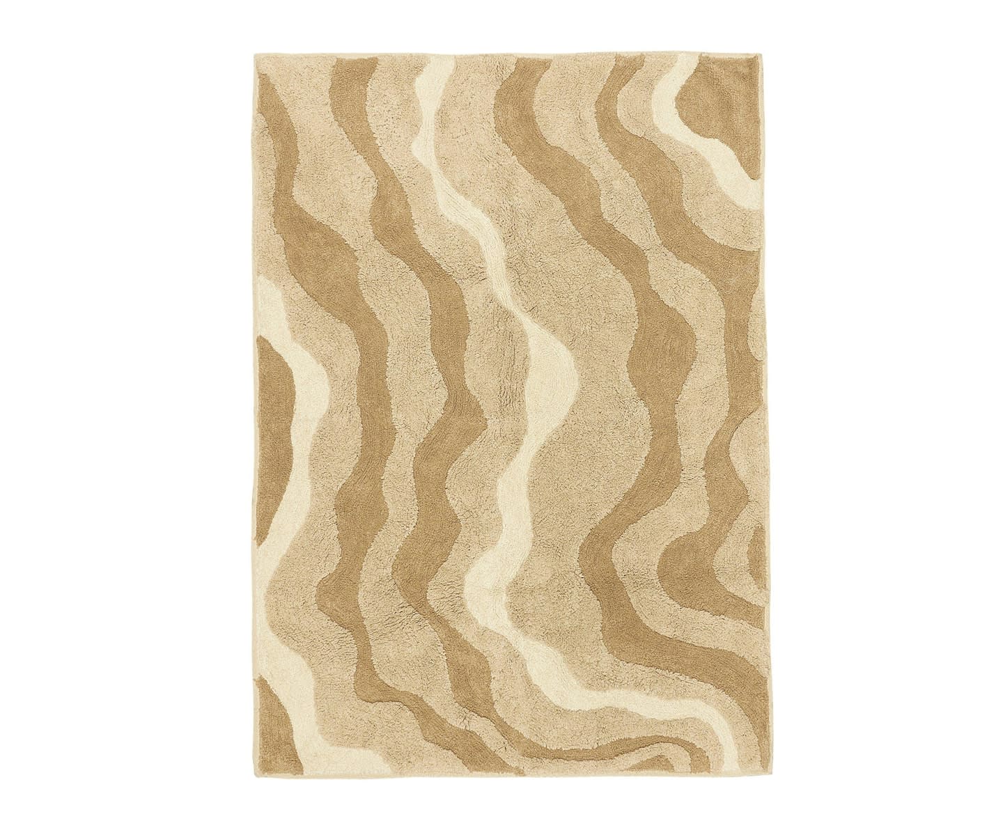 Boel &amp; Jan Idun Puuvillamatto Beige/Ruskea 200x300