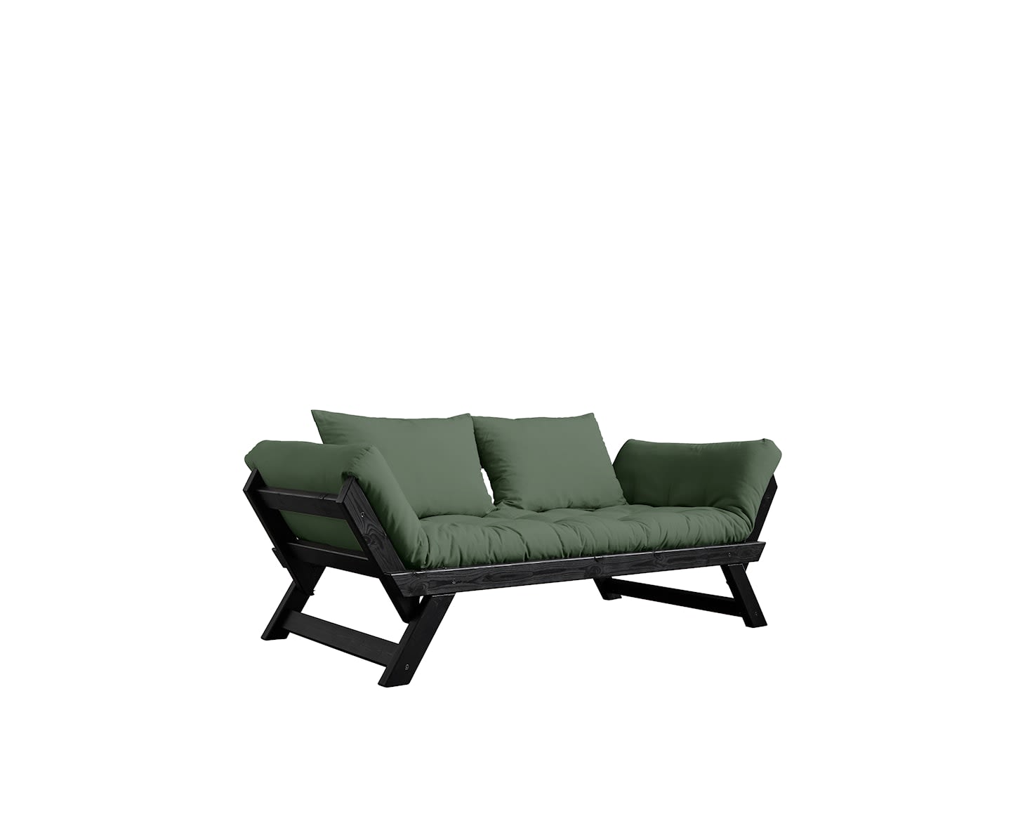 Karup Design Bebop Dagbädd Svart/Olive Green 174cm