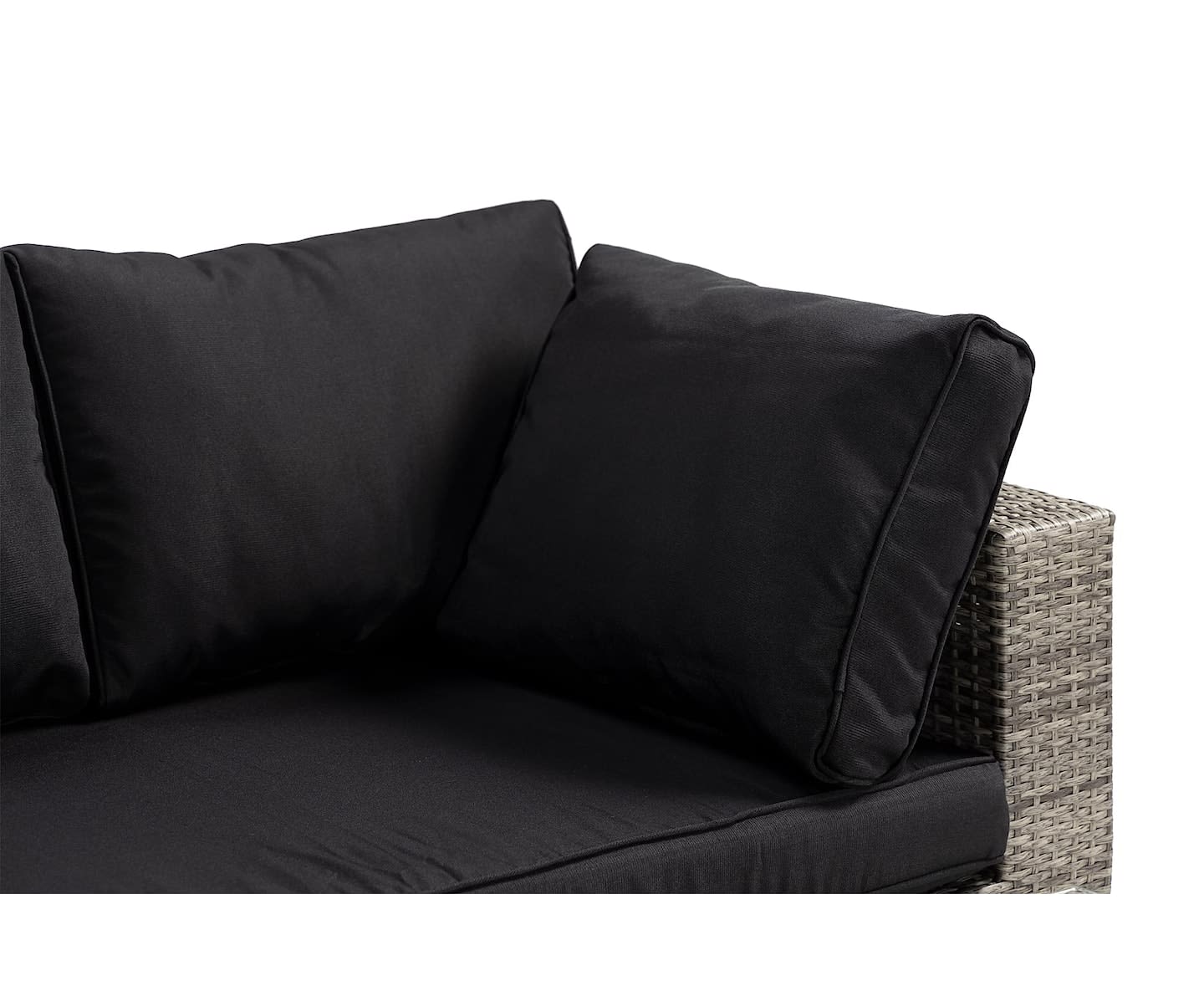 Nordic Outdoor Bora 5-seters lounge sofa inkl. blokkbord Grå