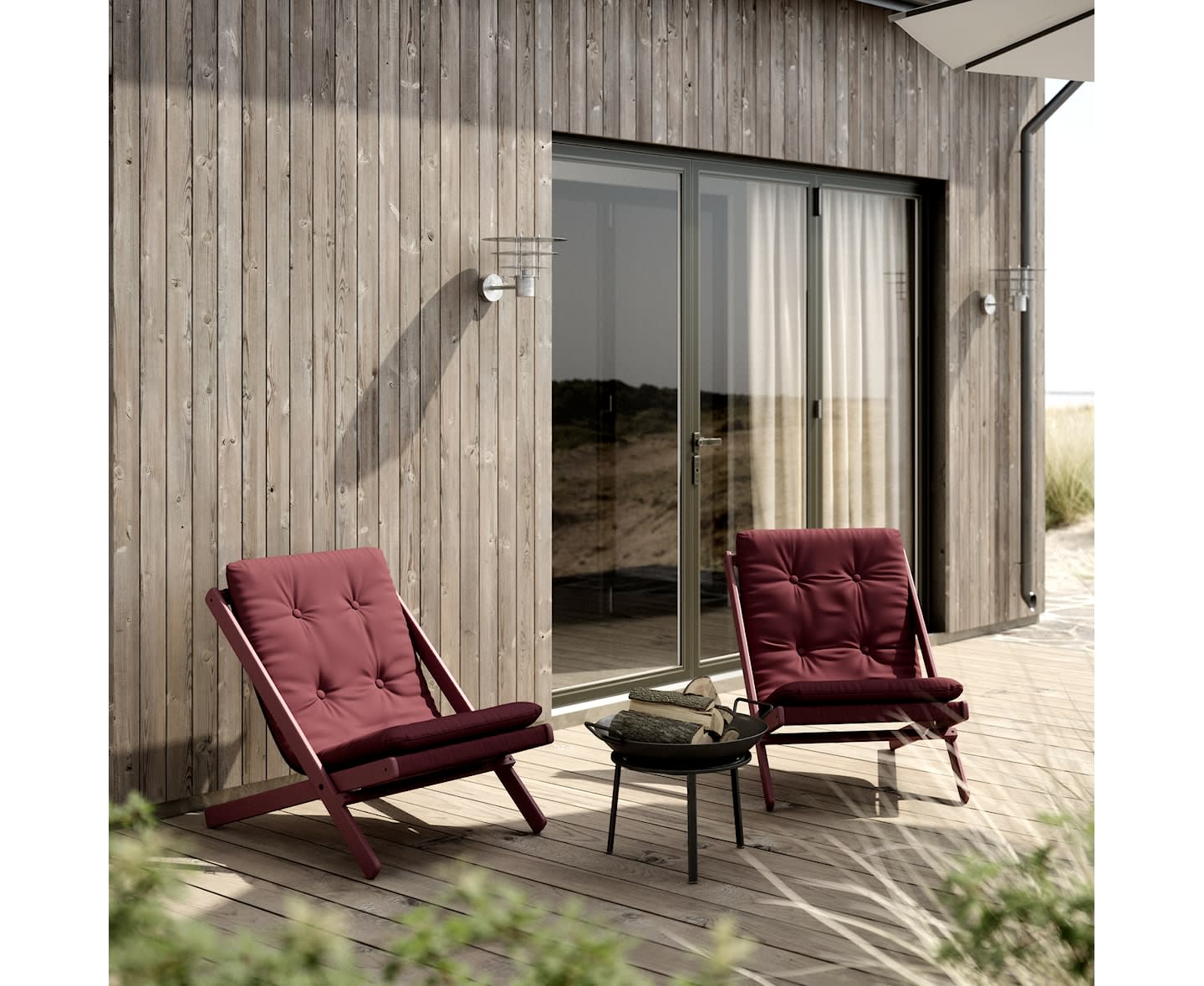 Karup Design Boogie Loungestol Röd/Bordeaux