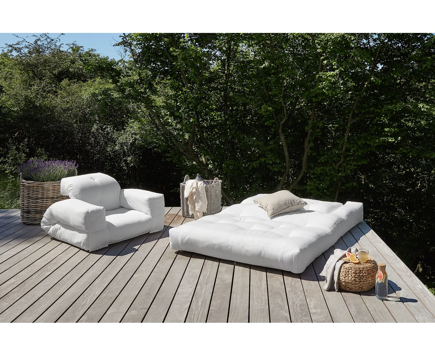 Karup Design Hippo Outdoor Leposohva Beige 140 cm