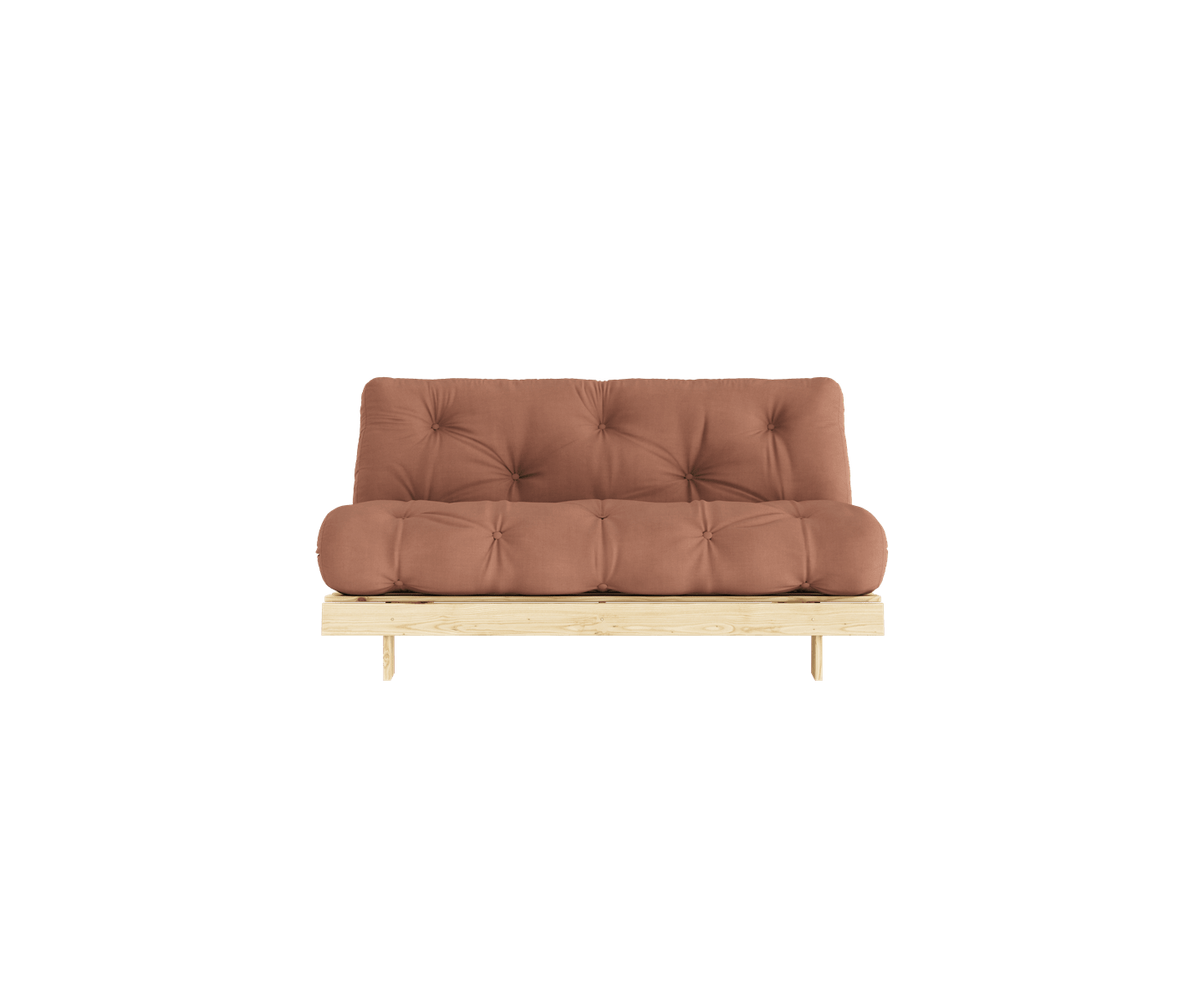 Karup Design Roots Bäddsoffa Natur/Clay Brown 160cm