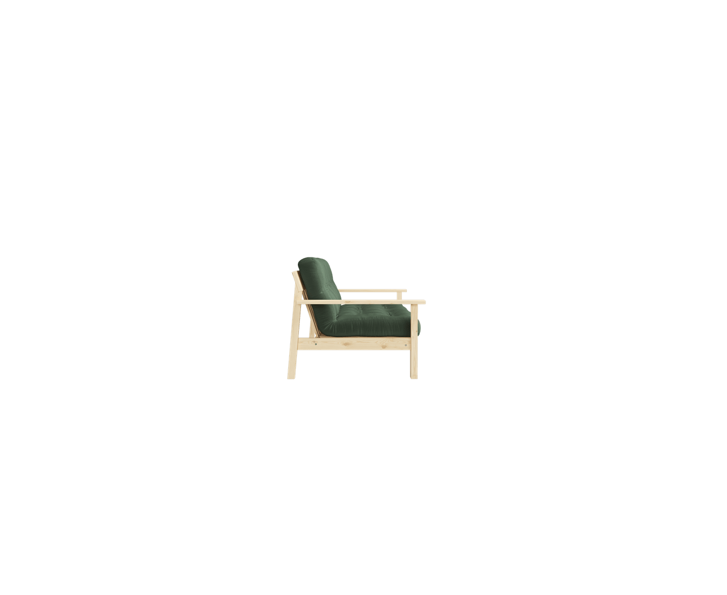 Karup Design Unwind Bäddsoffa Natur/Olive Green 218cm