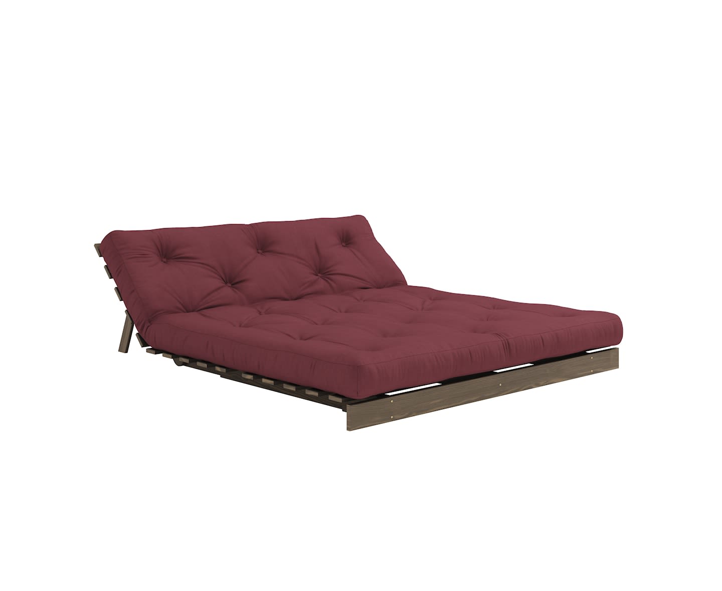 Karup Design Roots Bäddsoffa Brun/Bordeaux 160cm