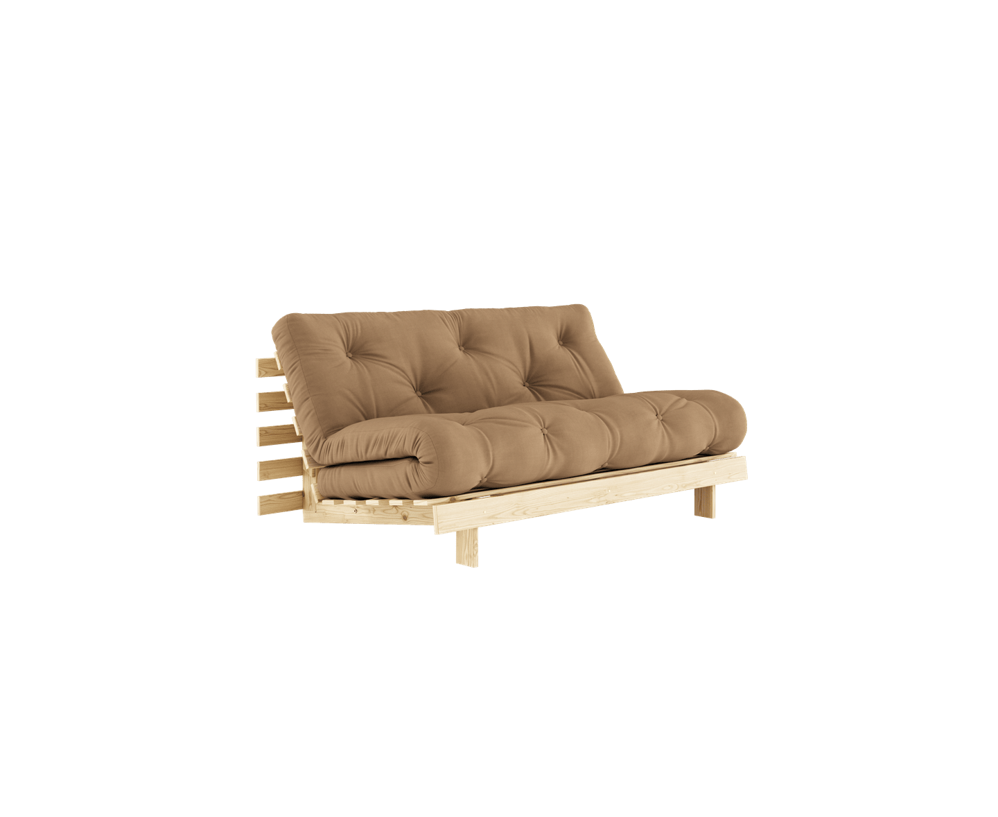 Karup Design Roots Schlafsofa Natur/Mocca 160cm