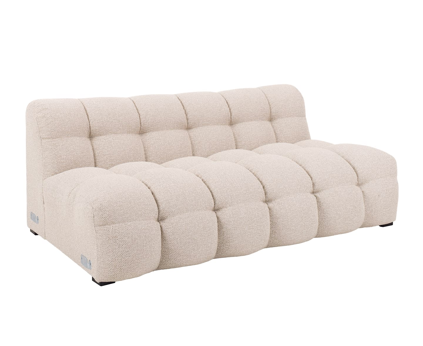 Sleepo Billie 3-Sitzer Sofa Modul Beige Bouclé 168cm