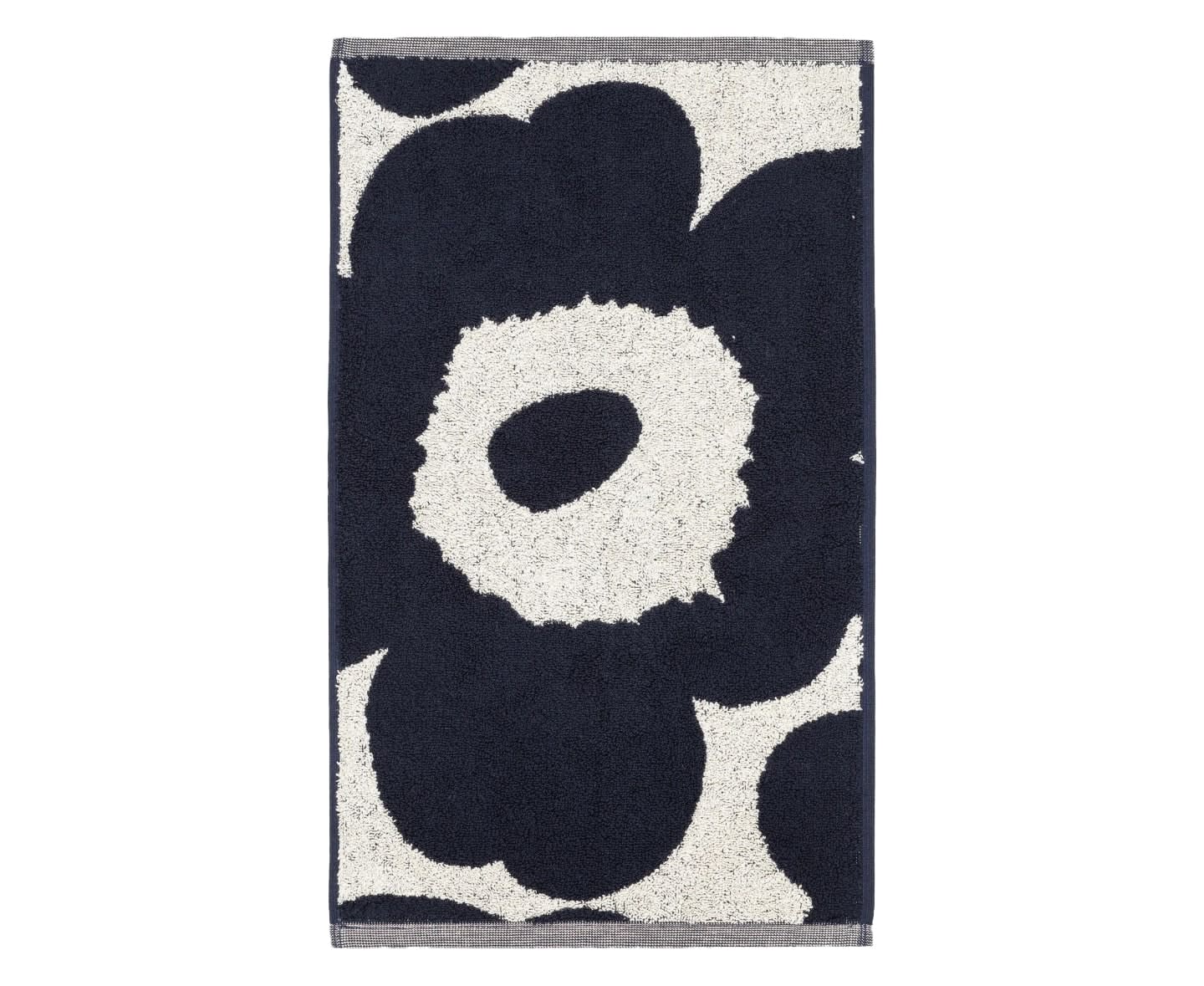 Marimekko Unikko Håndkle Mørkeblå 30x50