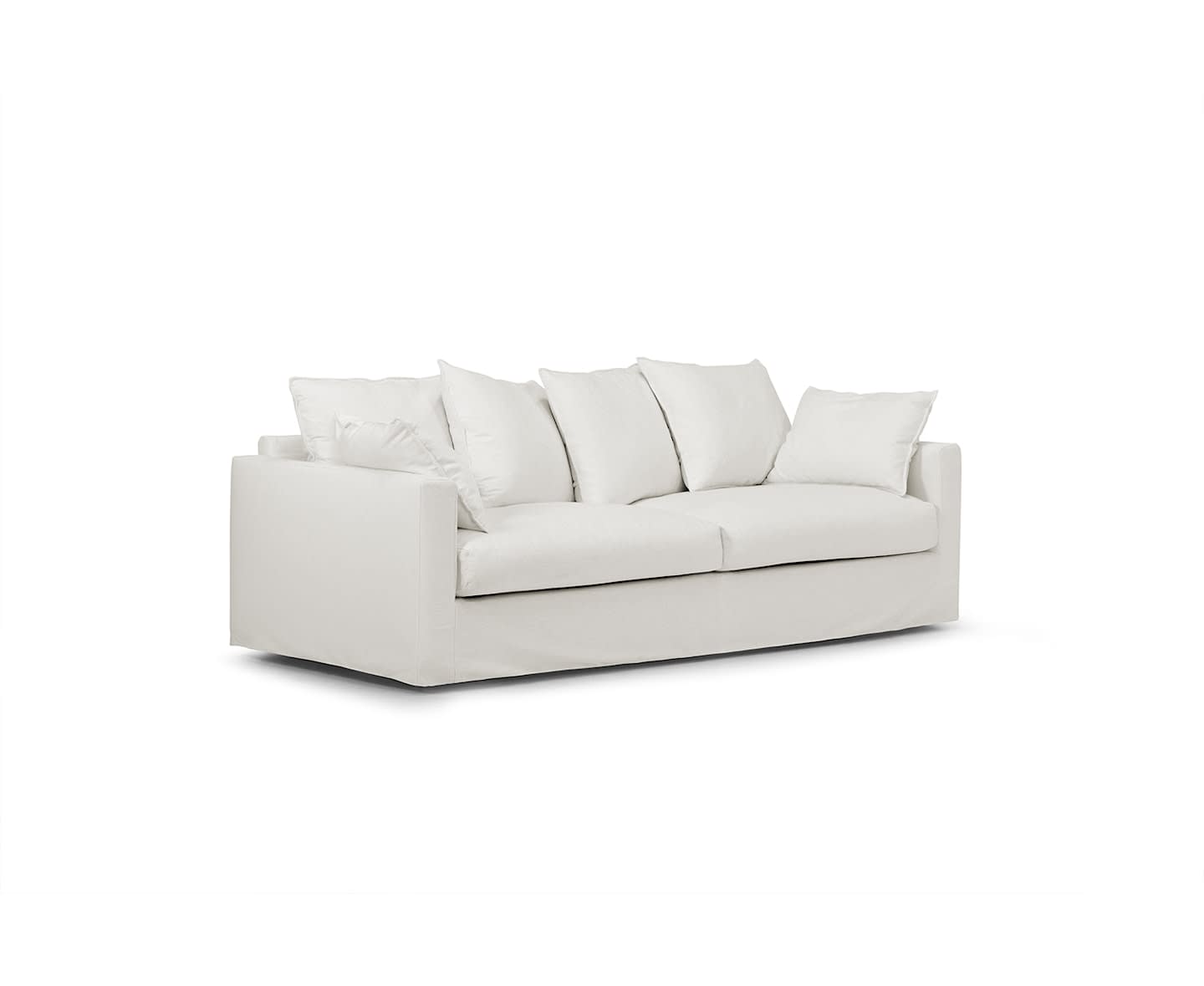 Sleepo Blair 3-Seters Sofa Hvit 246cm