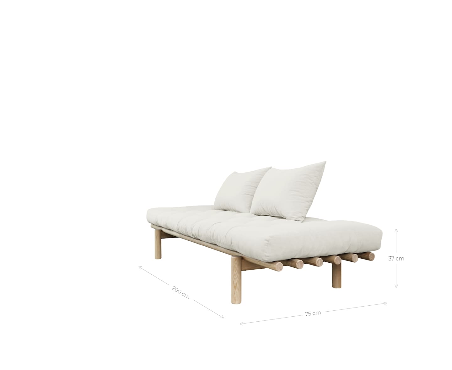 Karup Design Pace Sohvasänky Luonnonväri/Beige 200 cm