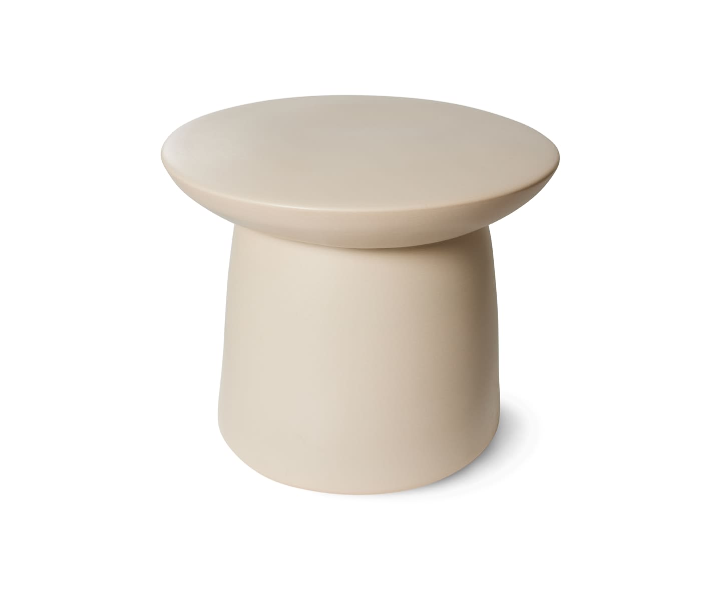 HKliving Earthenware Sidobord Cream L