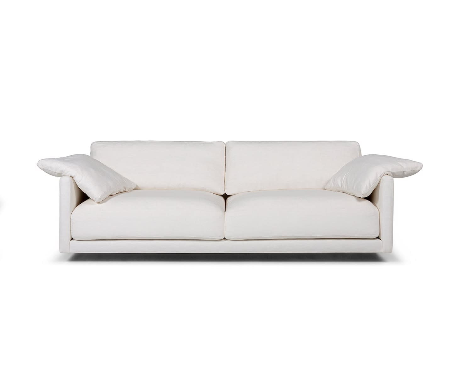 Sleepo Alicia 3-Sitzer Sofa Weiß 234cm