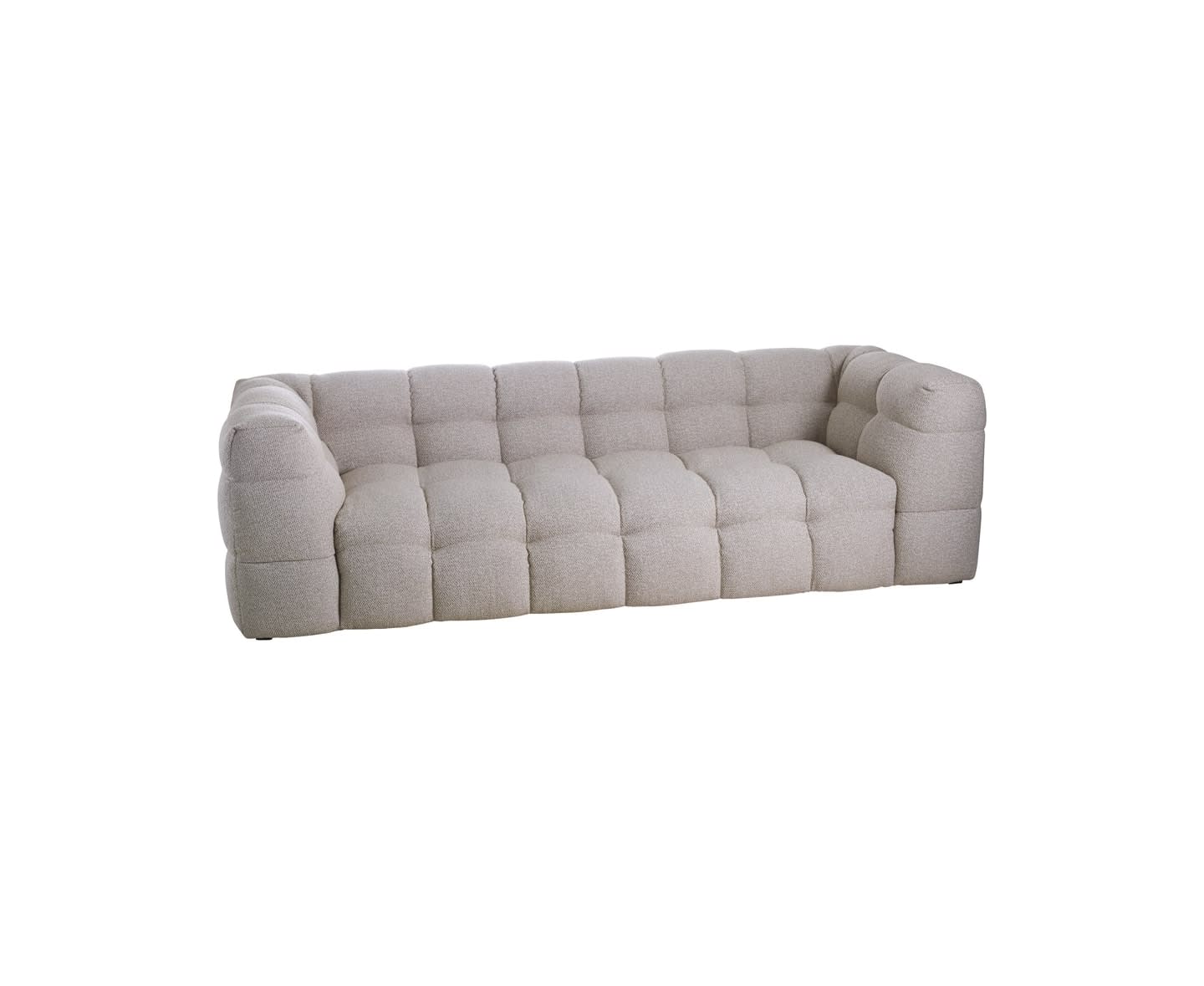 Sleepo Billie 3-Sitzer Sofa Beige Bouclé