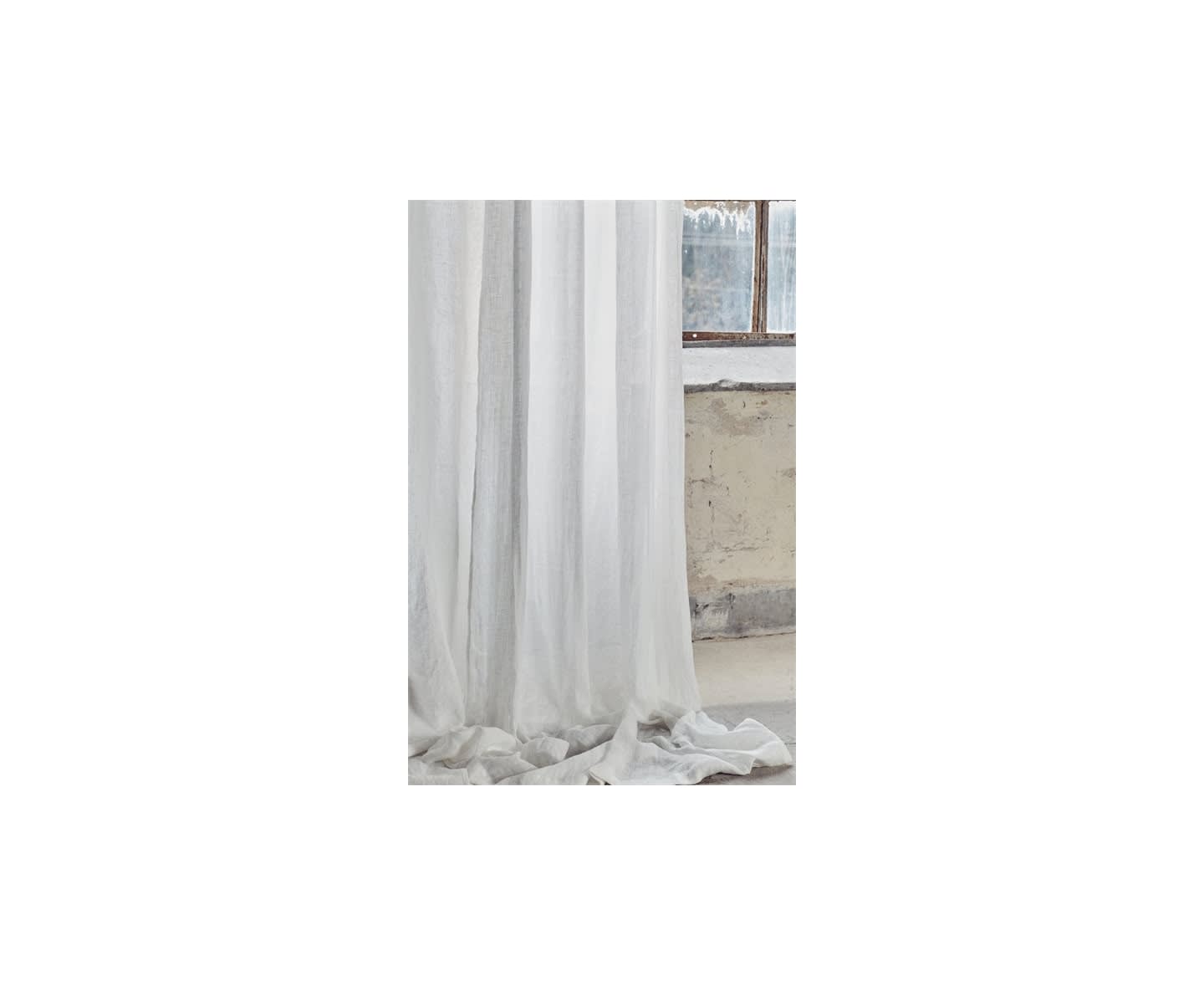 Lovely Linen Lovely Gardinlengde Lin Offwhite 260x280