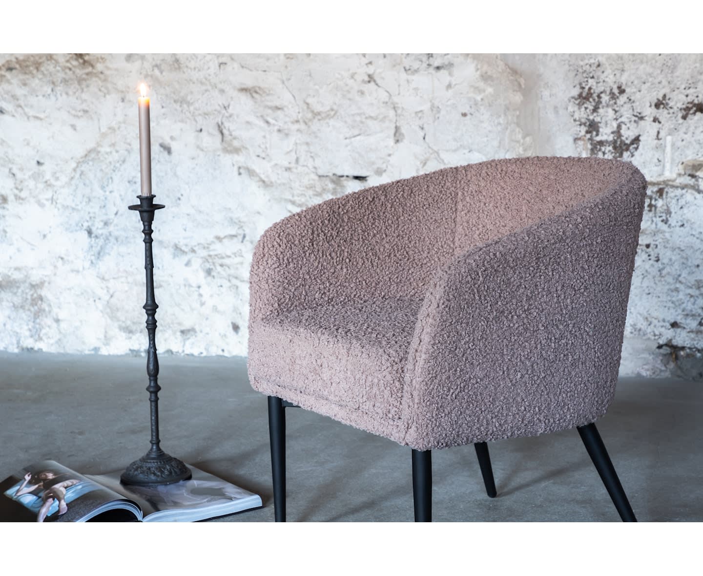 Nordic Home Pascal Loungestol Teddy Brun