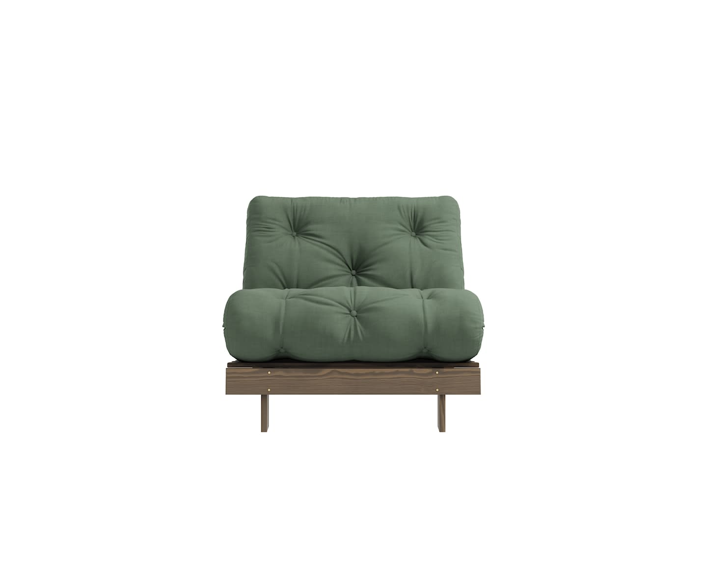 Karup Design Roots Bäddfåtölj Brun/Olive Green 90cm