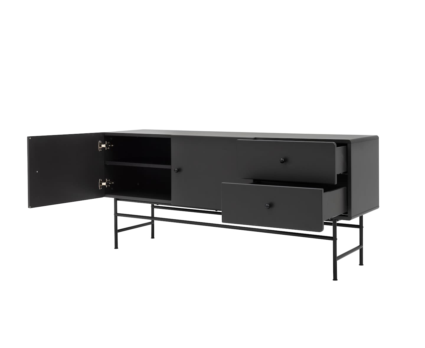 Tenzo Cocktail Sideboard Shadow Black 158cm