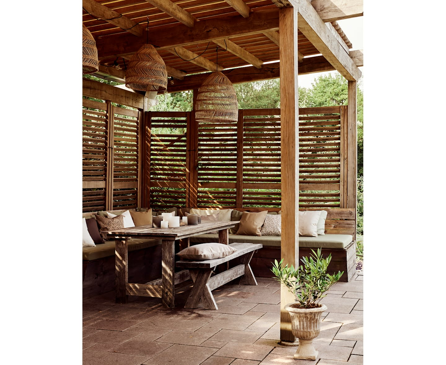 Boel &amp; Jan Ramas Outdoor Kuddfodral Brun 45x45