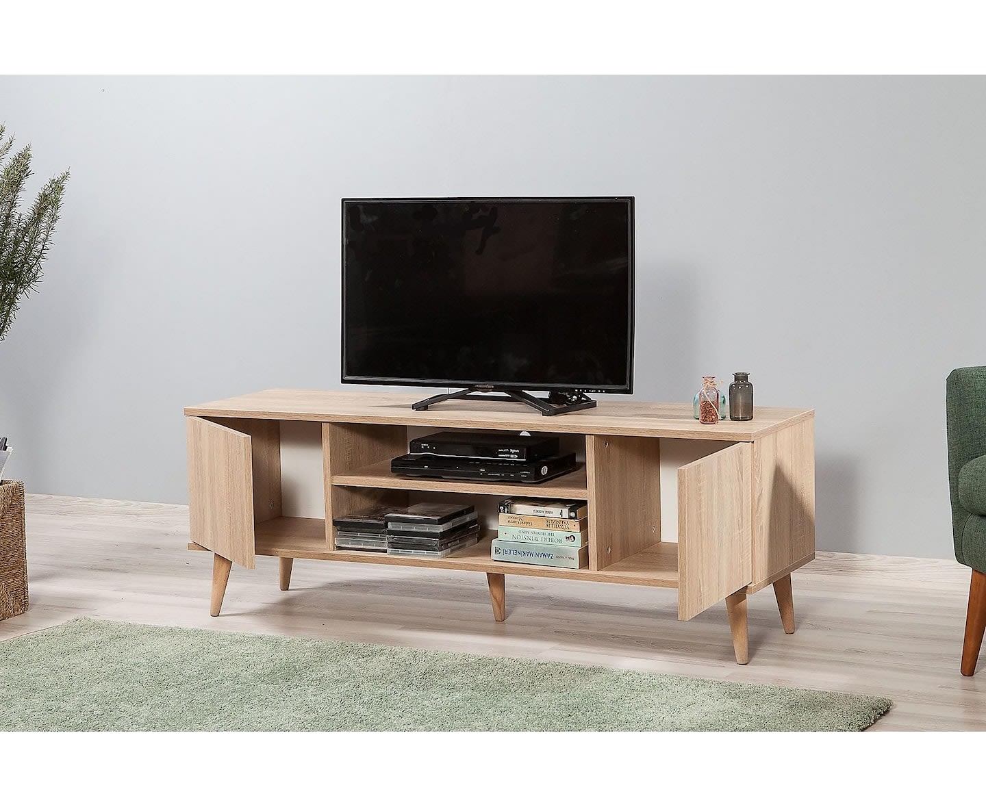 Nordic Home Kate Tv-bänk Ljusbrun