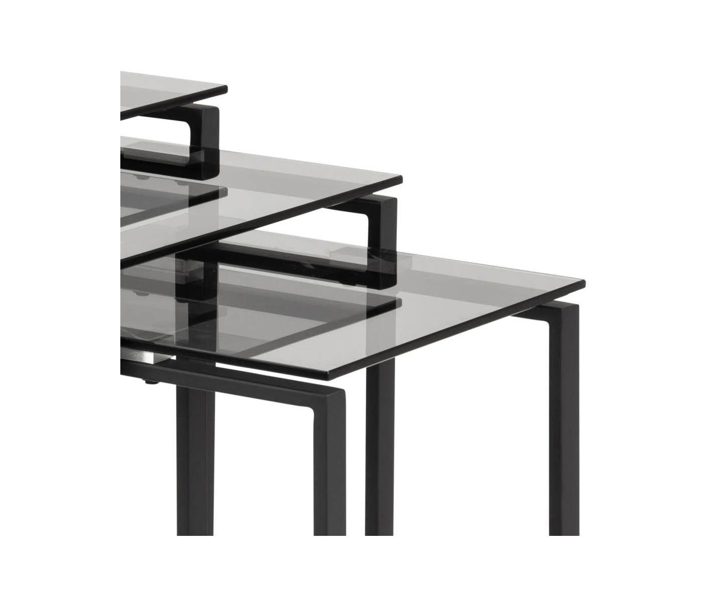 Nordic Home Kellie Satsbord Grey/Black